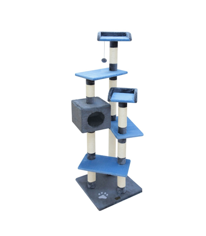 MATEUS Cat Pole Blue/Beige