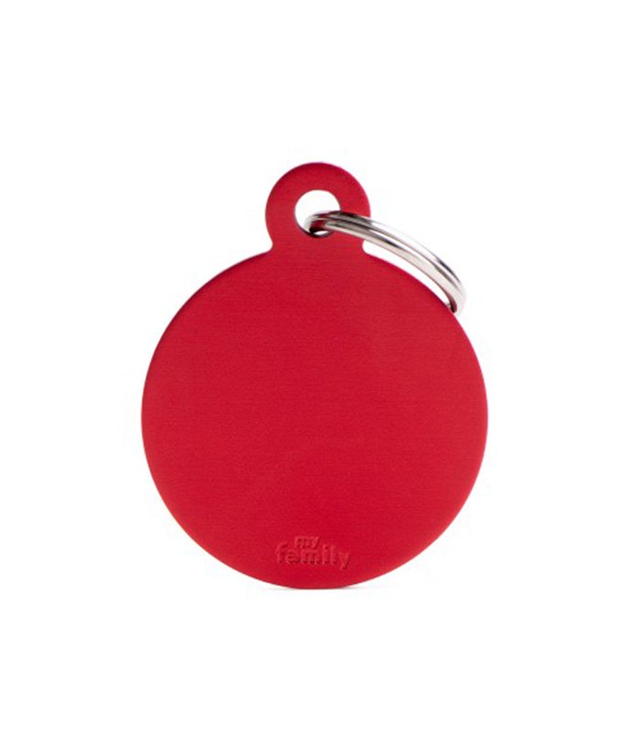 Big Round Aluminum Red