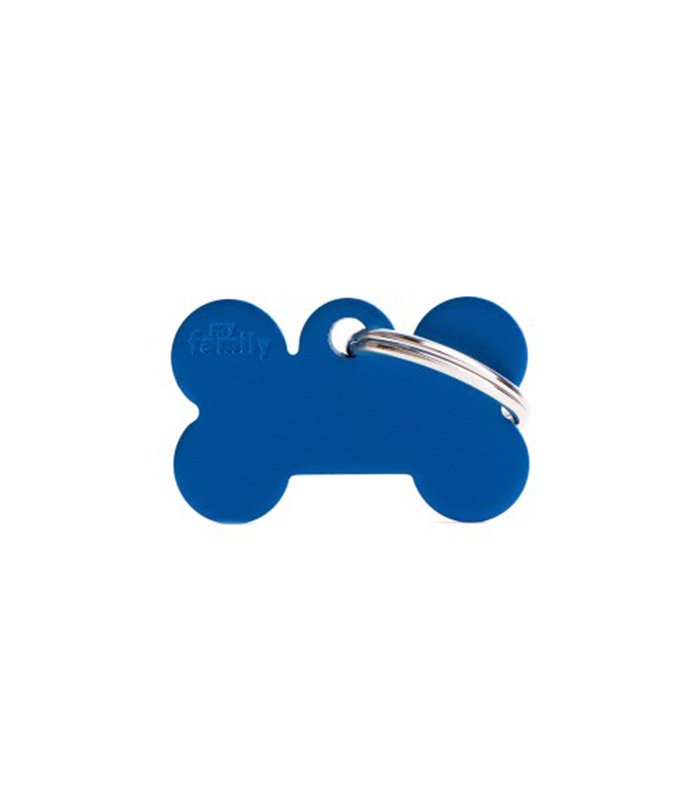 Small Bone Aluminum Blue