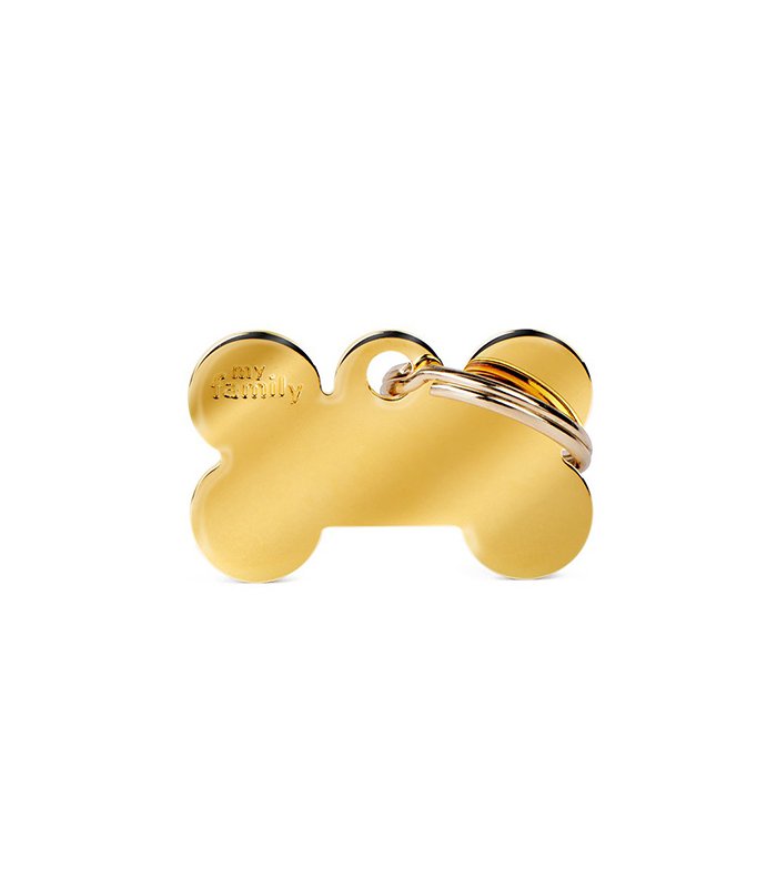 Small Bone Golden Brass
