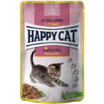 Happy Cat MIS Kitten & Junior Farm Poultry 85g